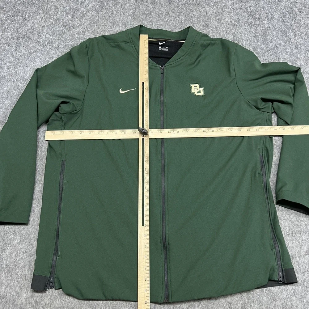 Baylor Bears Jacket Mens 2XL Green NCAA Football Nike Full Zip College‎ Warm Up